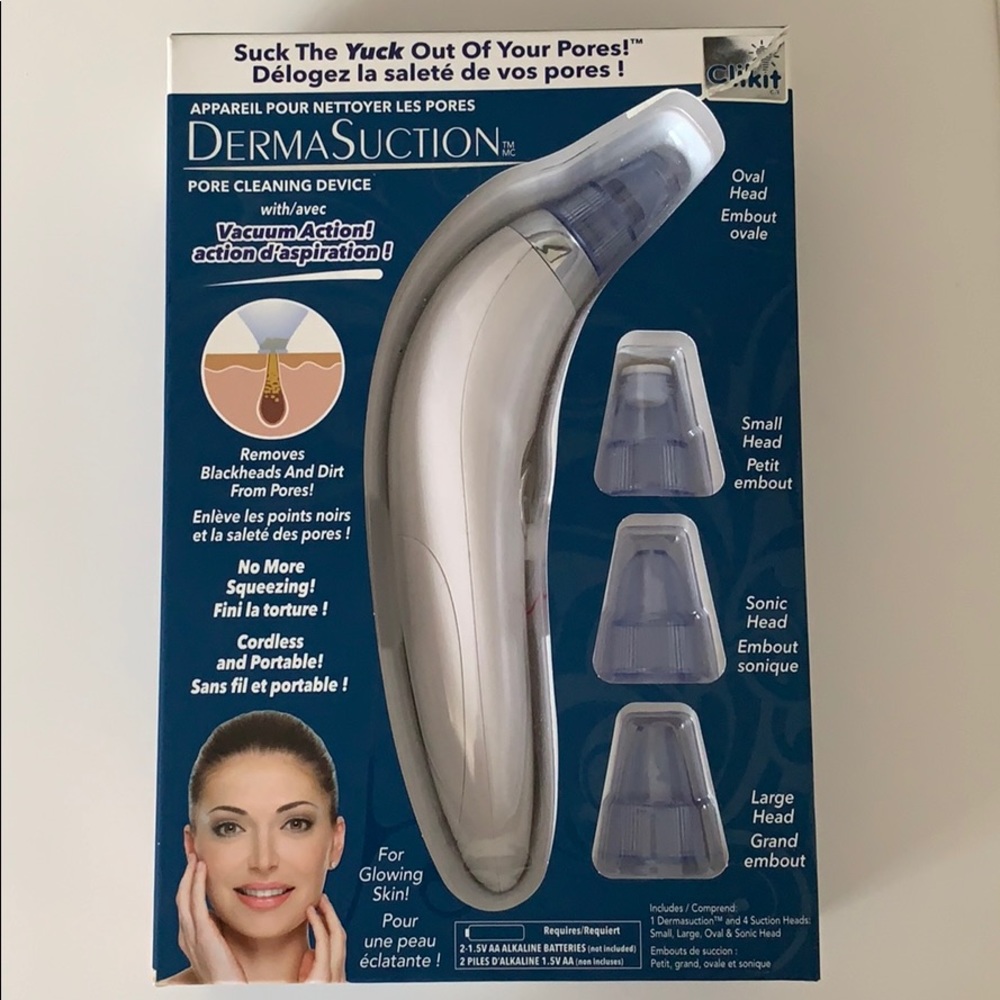 Pore cleaning device with vacuum action!